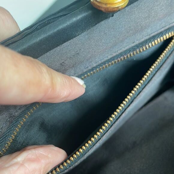 Vintage wallet evening bag clutch handbag purse TIGER - Picture 7 of 8